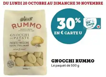 Hyper U Gnocchi rummo offre