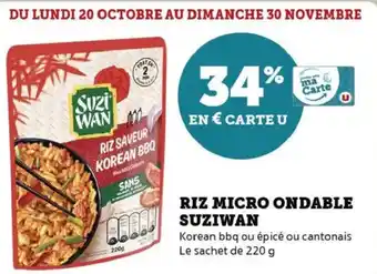 Hyper U Riz micro ondable suziwan offre