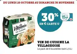 Hyper U Vin de cuisine la villageoise offre