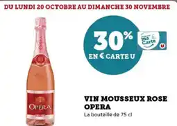 Hyper U Vin mousseux rose opera offre