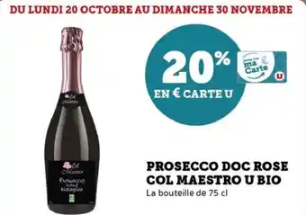 Hyper U Prosecco doc rose col maestro u bio offre