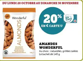 Hyper U Amandes wonderful offre