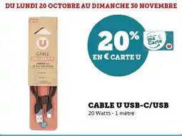 Hyper U Cable u usb-c/usb offre