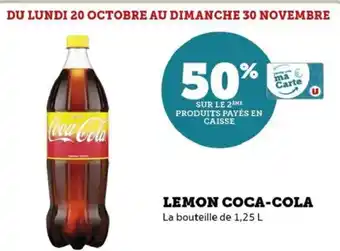 Hyper U Lemon coca-cola offre