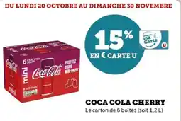 Hyper U Coca cola cherry offre