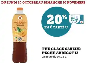 Hyper U The glace saveur peche abricot u offre