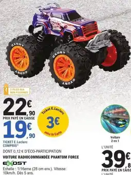 E.Leclerc Voiture radiocommandée phantom force offre