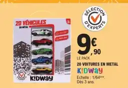 E.Leclerc 20 voitures en metal offre