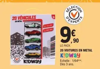 E.Leclerc 20 voitures en metal offre