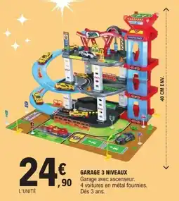 E.Leclerc Garage 3 niveaux offre
