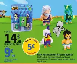 E.Leclerc Pack de 5 figurines à collectionner offre