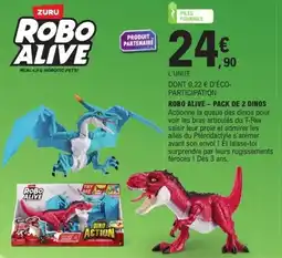 E.Leclerc Robo alive - pack de 2 dinos offre