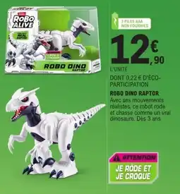 E.Leclerc Robo dino raptor offre