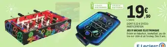 E.Leclerc Jeu d'arcade électronique offre