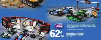 E.Leclerc Garage de f1 et voitures mercedes-amg et alpine offre
