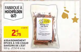 Intermarché ASSAISONNEMENT ÉPICES À VIN CHAUD SAVEURS DE L'EST offre