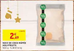 Intermarché Noix De Coco Râpée Holyfruits offre