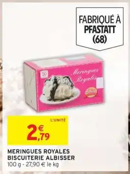 Intermarché MERINGUES ROYALES BISCUITERIE ALBISSER offre