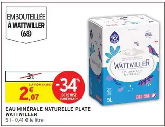 Intermarché Eau Minérale Naturelle Plate Wattwiller offre