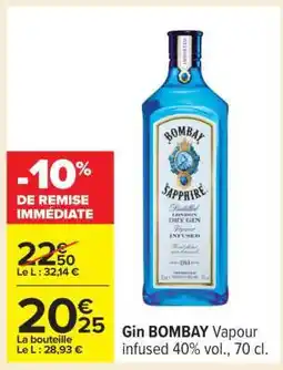 Carrefour GIN BOMBAY offre