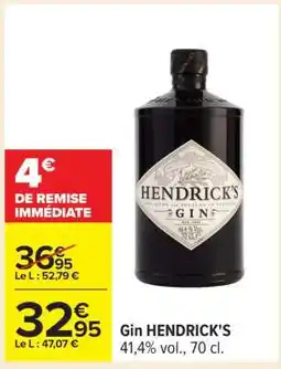 Carrefour Gin Hendrick's offre