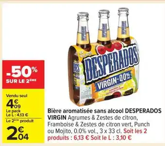 Carrefour DESPERADOS VIRGIN offre