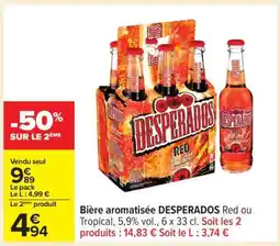 Carrefour Bière Aromatisée Desperados offre