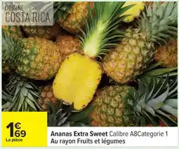 Carrefour Ananas Extra Sweet offre
