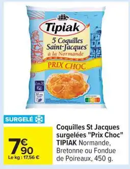 Carrefour Coquilles St Jacques surgelées Prix choc offre