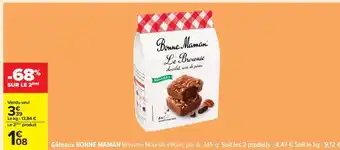 Carrefour Gateaux Bonne Maman offre