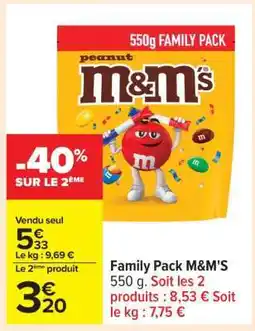 Carrefour Family Pack M&M'S offre