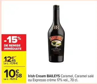 Carrefour Irish cream BAILEYS offre