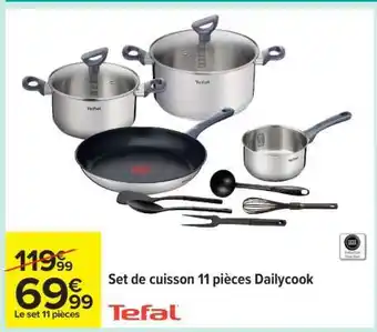 Carrefour Set de cuisson 11 pièces Dailycook offre