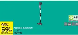 Carrefour Aspirateur balai sans fil offre