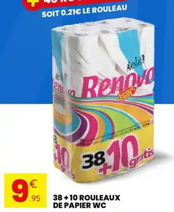RENOVA 38 +10 rouleaux de papier wc