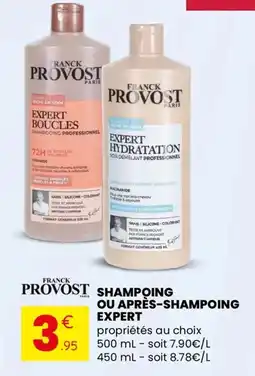 Stokomani FRANCK PROVOST Shampooing ou après-shampoing expert offre