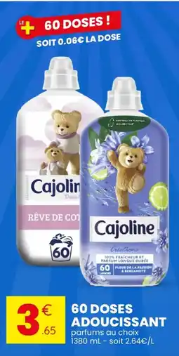 Stokomani CAJOLINE 60 doses adoucissant offre