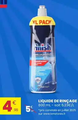 Stokomani FINISH Liquide de rinçage offre