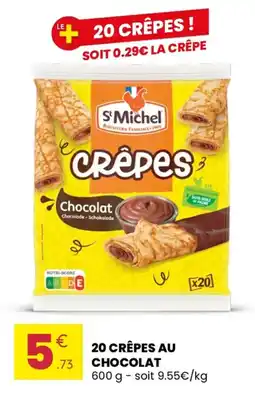 Stokomani ST MICHEL 20 crêpes au chocolat offre