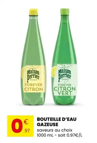 Stokomani MAISON PERRIER Bouteille d'eau gazeuse offre