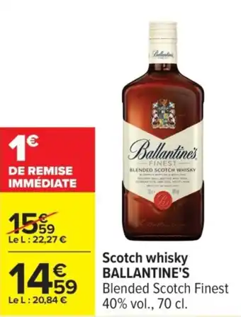 BALLANTINE'S Scotch whisky