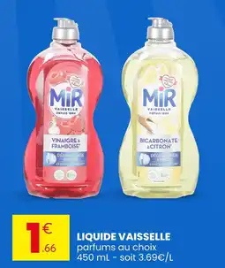 Stokomani MIR Liquide Vaisselle Vinaigre & Framboise offre