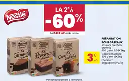 Stokomani NESTLÉ Préparation pour gâteaux offre