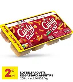 Stokomani VICO Lo lot de 2 paquets de gâteaux apéritifs offre