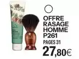 Offre rasage homme p261