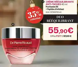 Stanhome Crème répéquilibrante anti-taches 40 ml + peptides d'artichaut offre