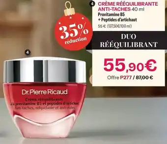 Stanhome Crème répéquilibrante anti-taches 40 ml + peptides d'artichaut offre