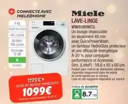 Extra Miele - lave-linge ww8360wcs offre