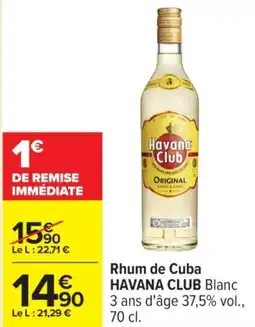 Carrefour HAVANA CLUB Rhum de Cuba offre