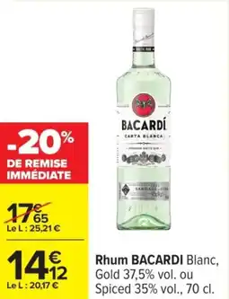 Carrefour BACARDI Rhum offre